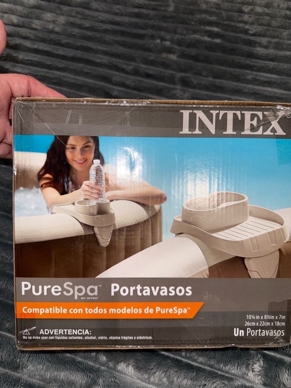 Intex PureSpa Beige Clip-On Cup Holder